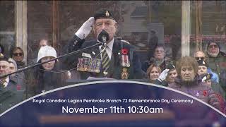 Promo  Remembrance Day Ceremony [upl. by Arvy]