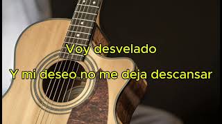 Desvelado Karaoke  Tono bajo [upl. by Laws]