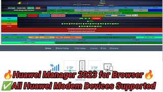 Huawei Manager 2023 for Browser FREE Band Locking to Huawei Modems [upl. by Kidder488]