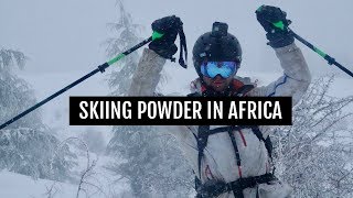 9 Best skiing in Africa  Powder day in Morocco [upl. by Leiru]