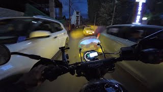 NIGHT RUN LEH MARKET  SCRAMBLER 400X [upl. by Lias337]