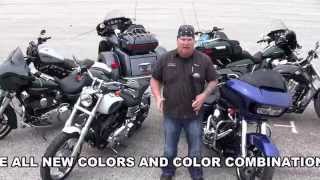 New 2015 Harley Davidson Colors Paint Lineup [upl. by Dayiz]