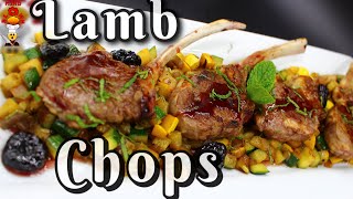 Lamb Chops With Cherry Sauce 🤯 [upl. by Eugnimod]