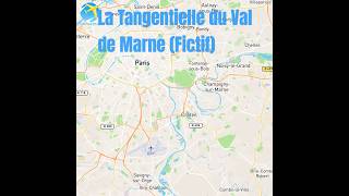 Le tracé de la ligne Tangentielle Val de Marne [upl. by Aid]