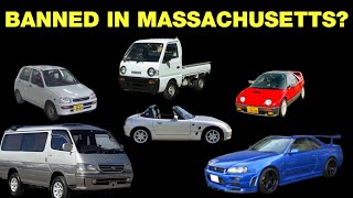 Are All JDM Imports Now Banned In Massachusetts  What I found today June 17 2024  Part 1 [upl. by Auhsot]