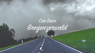 Car Drive 4K  Bregenzerwald after Rain AlberschwendeHittisauKrumbachLangeneggLingenauCarSound [upl. by Nyladnarb]