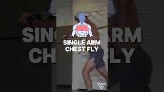 Single Arm Chest Fly Resistance Bands Workout [upl. by Osy]