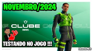 CLUBE FORTNITE TODAS AS RECOMPENSAS 112024 💚 [upl. by Akived930]