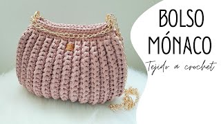 TUTORIAL  Bolso tejido a crochet [upl. by Enail]