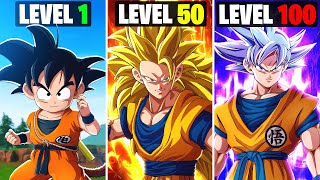 Evolving Goku To Mastered Ultra Instinct [upl. by Nnaassilem]