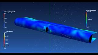 MSC Nastran Explicit Nonlinear  Birdstrike 1of4 [upl. by Etteiram]