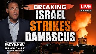 Israel AIRSTRIKES on Damascus Target Hezbollah Bibi BLASTS Putin Over Iran  Watchman Newscast LIVE [upl. by Ecienal]