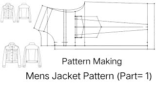 Jacket Pattern Making [upl. by Eisnil]