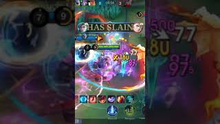 Aamon Damage New Build one shot subscribe plz 🙏 Mlbb aamon hyper india [upl. by Miett621]