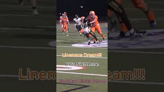 Blackman Middle School football collegefootball middleschoolfootball blackmanmiddleschool [upl. by Lleret]