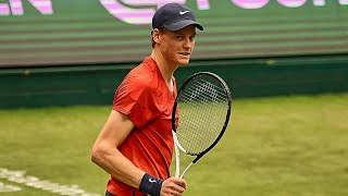 Jannik Sinner vence Zhizhen Zhang e avança a final do ATP 500 de Halle [upl. by Nylyram]