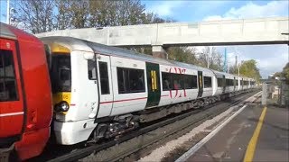 Gatwick Express 387s Along The Brighton Mainline  17th November 2018 [upl. by Bordiuk]