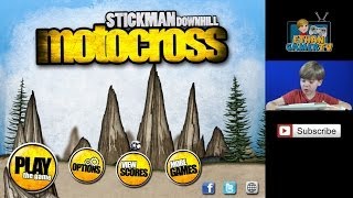 Ethan Gamer plays STICKMAN Downhill Motocross iPad [upl. by Recor]