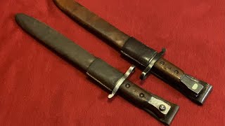 Ww1 Canadian Ross rifle bayonet or model 1907 bayonet [upl. by Naasah]