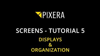 105 Screen Tutorial  Displays amp Organization [upl. by Ecyarg344]