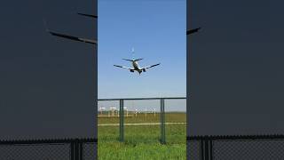 Transavia landing At Eindhoven Airport ✈️ [upl. by Atilamrac]