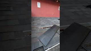 How to install edge vent for attic ventilation on your shingle roof 🧐 [upl. by Anifesoj]