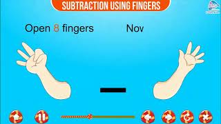 SUBTRACTION SUBTRACTION USING FINGERS [upl. by Peirsen]