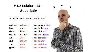 Deutschkurs A12 Lektion 13  Superlativ [upl. by Zeke]