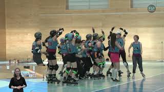 FLINTA Roller Derby  Championship Fearless Bruisers vs Vienna Roller Derby und Auszeichnungen  FS1 [upl. by Jud]