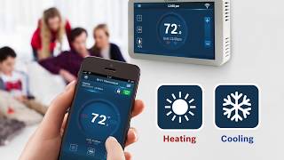 Bosch BCC100BCC110 WiFi Thermostat  5 Step Installation [upl. by Nekcerb]