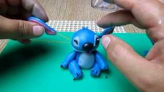 Stitch in fondant tutorial [upl. by Alimhaj]