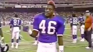 Giants vs Browns 1991 preseason intro CBS [upl. by Kalin326]