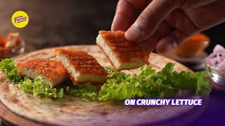 Faasos Wraps Spicy Paneer Burger Wrap New Launch [upl. by Ardel]