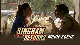 Ajay Devgn Aur Kareena Ke Solid Dialogues  Singham Returns  Movie Scene [upl. by Norrek610]