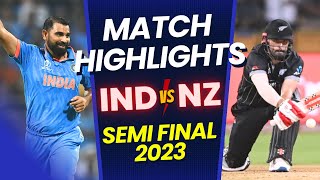 🔴India vs New Zealand Semi Final Full Match Highlights  World Cup 2023  IND vs NZ HIGHLIGHTS [upl. by Ordisi386]