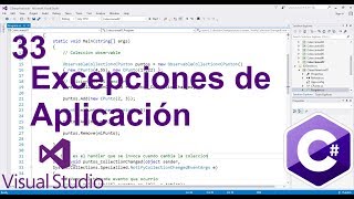 Tutorial C nivel Avanzado 33  Excepciones de Aplicación [upl. by Ybroc]