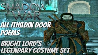 SHADOW OF WAR İTHİLDİN DOOR POEM ŞİİRLERİ  TÜM KAPILARIN ÇÖZÜMÜ [upl. by Yllehs669]