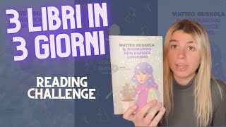 READING CHALLENGE  3 libri in 3 giorni FINITA MALE [upl. by Hafirahs251]