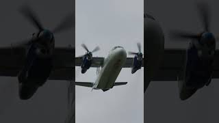 Vulkan Air Antonov AN26 Take Off at Liverpool Airport shorts [upl. by Ilaw]