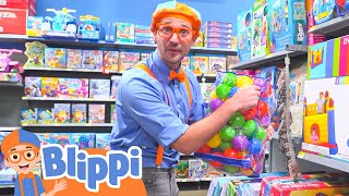 Learn Colors at a Toy Store  Blippi  Kids Playground  Educational Videos for Kids [upl. by Zingg]