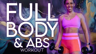 40 Minute Full Body and Abs Workout  FLEX  Day 6 fullbodyworkout strengthtraining [upl. by Ekrub]