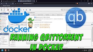 Running qBittorrent in Docker Browser Based BitTorrent Client [upl. by Buddie]