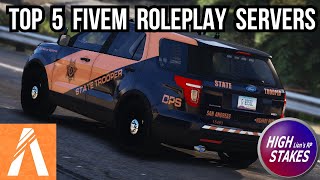 Top 5 FiveM Roleplay Servers NEW 2021  GTA 5 RP  FiveM [upl. by Ahsahtan]