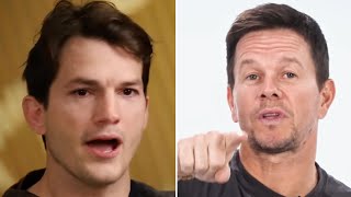 Ashton Kutcher REACTS To Mark Wahlberg CALLING HIM OUT For Leaving America Over Diddy Backlash [upl. by Sy]