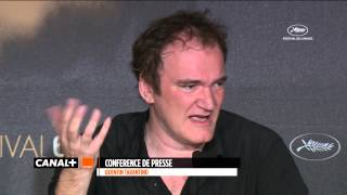 Cannes 2014  QUENTIN TARANTINO  The press conference [upl. by Hobard343]