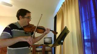 Violin Sonata in DMajor 2nd movement VivaldiRespighi [upl. by Akkimat]