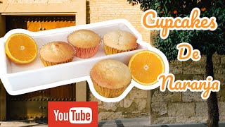 Como hacer cupcakes 🧁🧁🧁 de naranja 🍊🍊🍊 sin fallar en el intento fácil y en casa con o sin batidora [upl. by Airtemad]