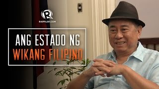 Ang estado ng wikang Filipino The state of the Filipino language [upl. by Ydna]