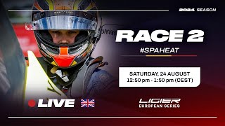 LIVE Race 2 English  2024 Spa Heat  Ligier European Series [upl. by Allene]