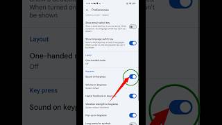 Keyboard Sound Satting। Keyboard Sound Satting Redmi। How To OnOff Keyboad Sound In Redmi shots [upl. by Valerye]